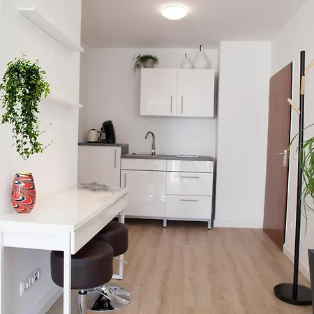 Apartment Center Studio Extra Comfort Luxury Double Bed Kitchen